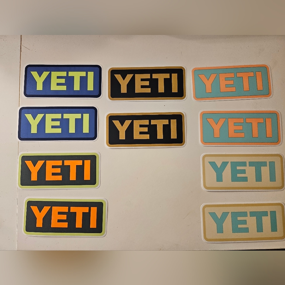 Beautiful Yeti stickers